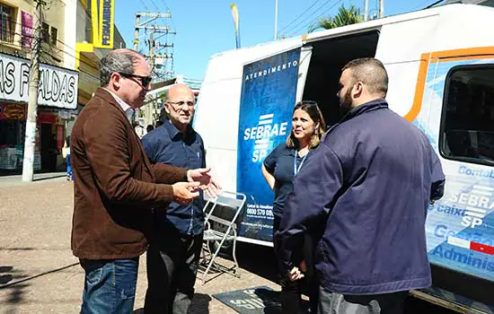 Sebrae Móvel estaciona em Mauá