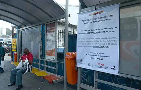 Linhas municipais voltam a parar no interior da Rodoviária João Setti