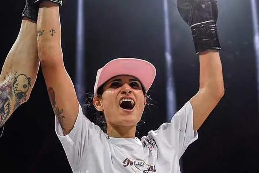 Atleta de São Bernardo, Aline Pereira vence norte-americana no Glory 71