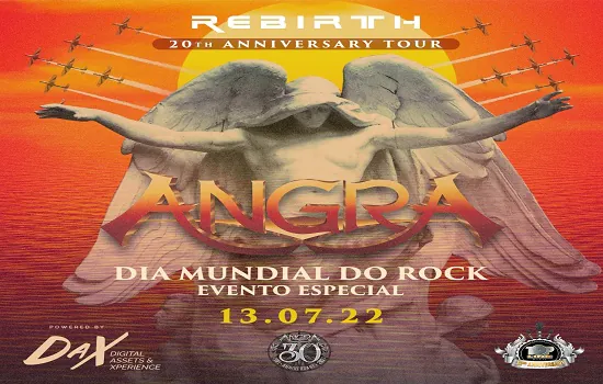 Angra faz show exclusivo em São Paulo no Dia Mundial do Rock