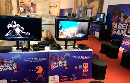 NorteShopping inaugura espaço com jogos arcade e realidade virtual