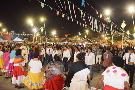 Último final de semana do Arraial da Gente em Diadema