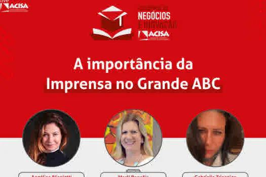 ACISA aborda em live a importância da imprensa no Grande ABC