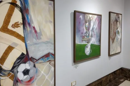 Arte e bola se unem no país da Copa