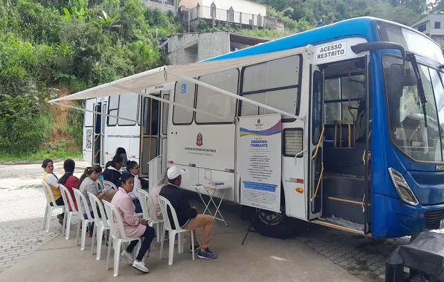 Ônibus do Cidadania Itinerante oferece serviços gratuitos em Mauá