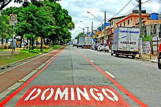 Ciclofaixa de lazer retorna neste domingo em Santo André com novo trajeto