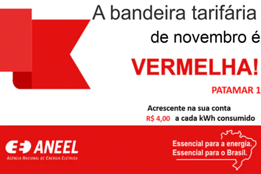 Ministro comenta acionamento de bandeira vermelha para energia