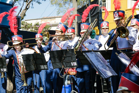 Apresentação de banda no Bairro a Bairro Fundação