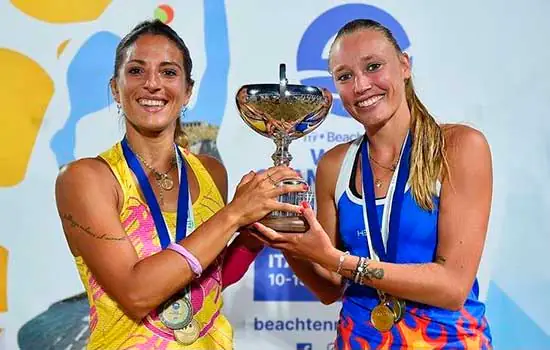 Campeãs mundiais de Beach Tennis estarão amanhã em São Bernardo