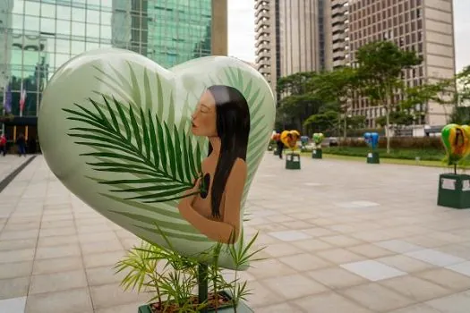 Última semana da exposição “Big Heart Parade – edição Mata Atlântica”