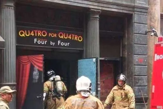 Três bombeiros morrem ao tentar apagar incêndio em boate no centro do Rio