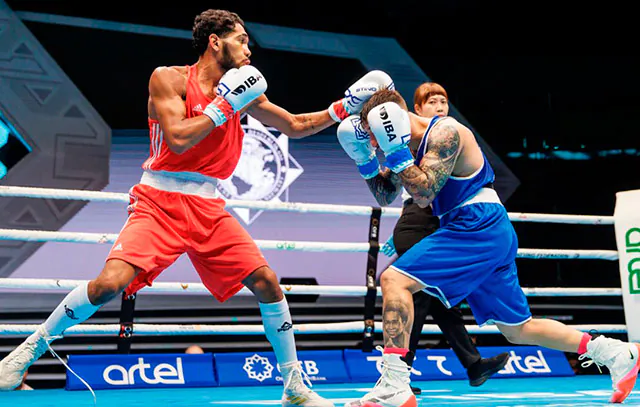 Bolinha enfrenta pugilista do Tajiquistão nas oitavas do Mundial de Boxe