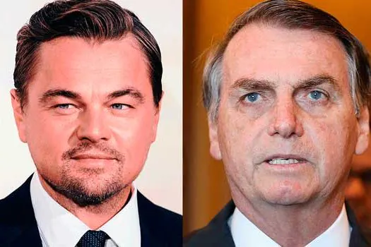 Bolsonaro diz que DiCaprio está ‘dando dinheiro para tacar fogo na Amazônia’