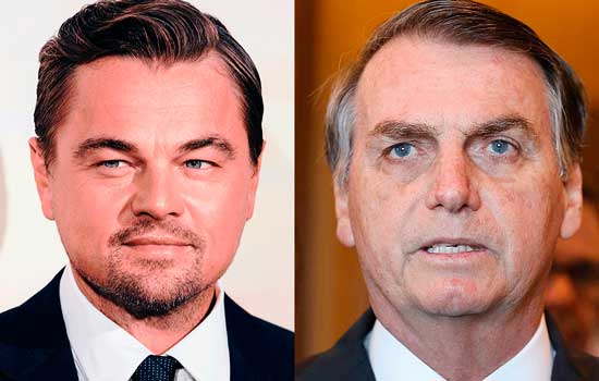 Bolsonaro diz que DiCaprio está ‘dando dinheiro para tacar fogo na Amazônia’