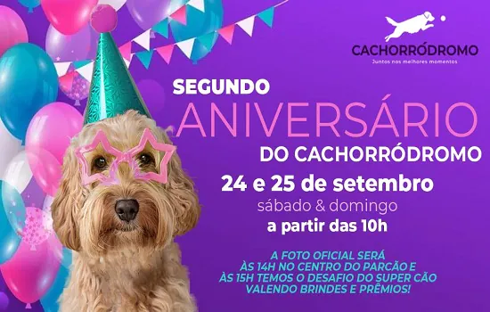 Cachorródromo celebra 2º aniversário