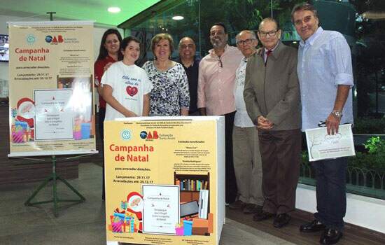 Campanha de Natal com foco na arrecadação de doações para três entidades assistenciais de da cidade de Santo André