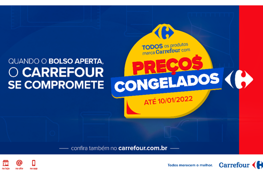 Carrefour congela preço de todos os produtos de sua marca própria