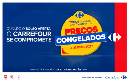 Carrefour congela preço de todos os produtos de sua marca própria