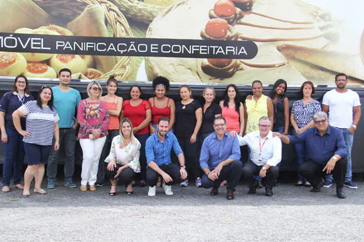 Ribeirão Pires recebe unidade móvel de Panificação e Confeitaria do SENAI