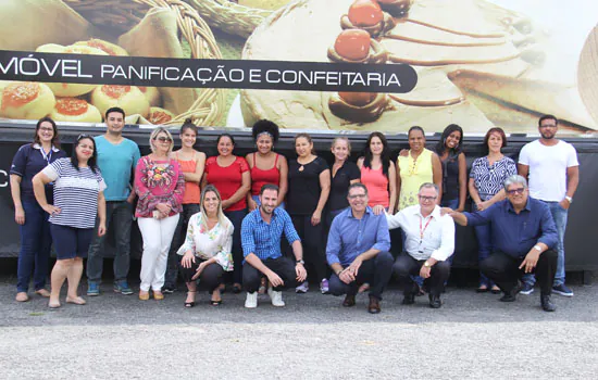 Ribeirão Pires recebe unidade móvel de Panificação e Confeitaria do SENAI