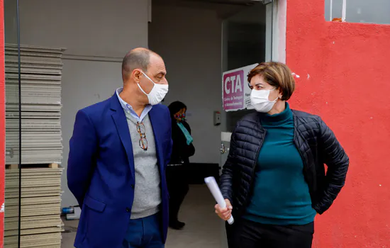 Auricchio visita obras do Cepadi e projeta complexo de Saúde no Bairro Fundação