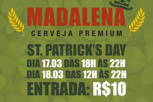 Cerveja Madalena celebra o St. Patrick’s Day em Santo André