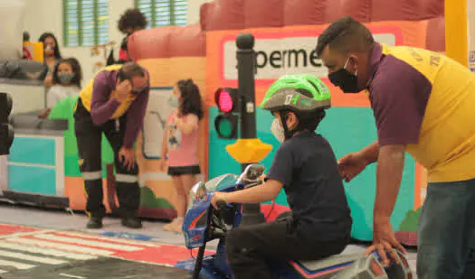 Ribeirão Pires monta Circuito Itinerante de Mobilidade no Parque Oriental