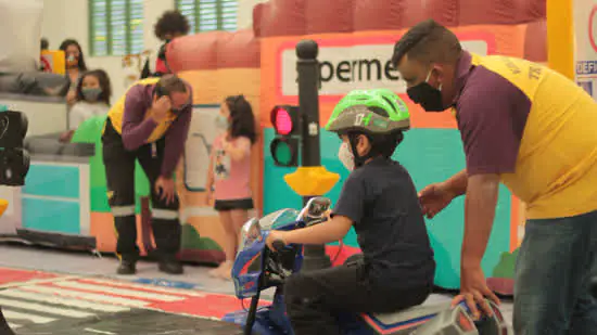 Ribeirão Pires monta Circuito Itinerante de Mobilidade no Parque Oriental