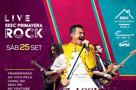 Sesc PR promove show online com Classical Queen no sábado (25)