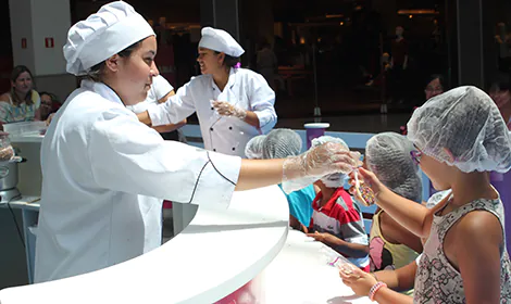 Atrium Shopping realiza Oficinas de Culinária para Crianças