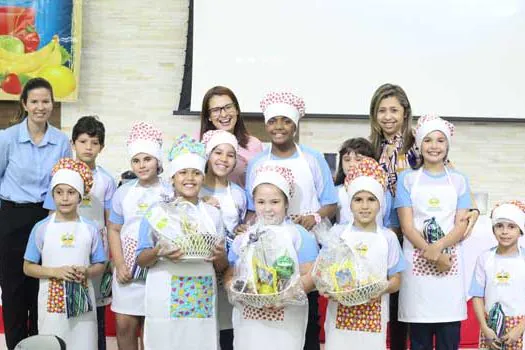 Colégio Adventista incentiva alimentação saudável com projeto Chef Kids