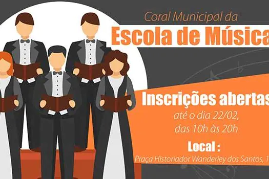 Escola Municipal de Música abre inscrições para o Coral