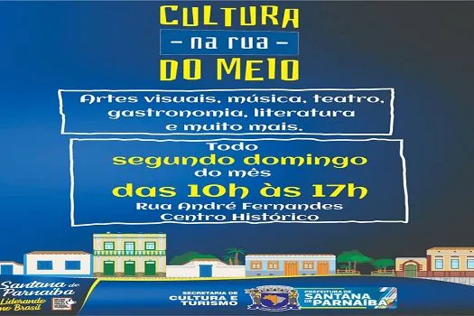 Cultura na rua acontece domingo (9) em Santana de Parnaíba