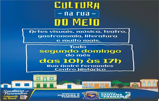 Cultura na rua acontece domingo (9) em Santana de Parnaíba