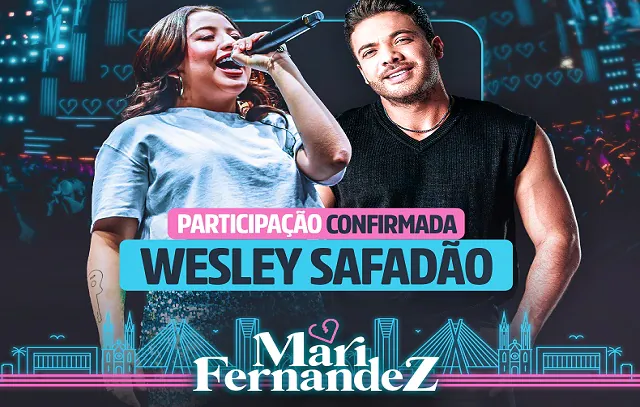 Mari Fernandez confirma participação de Wesley Safadão na gravação do seu novo DVD