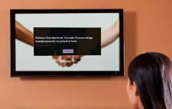 SP emitirá alertas de desastres naturais para clientes de TV por assinatura