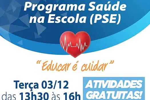 Ribeirão Pires promove Dia “D” do PSE na Praça Central nessa terça (3/12)