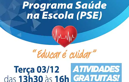 Ribeirão Pires promove Dia “D” do PSE na Praça Central nessa terça (3/12)