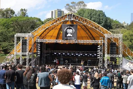 Dia Municipal do Rock leva agitação para o Parque Central, em Santo André