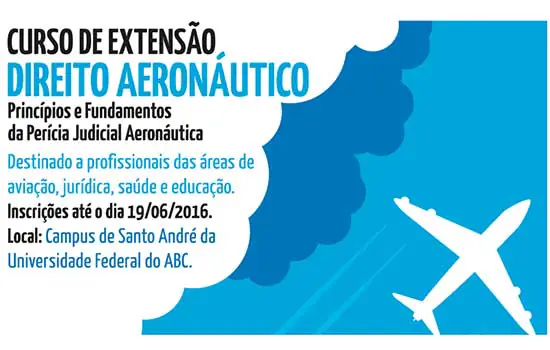 UFABC oferece curso de extensão gratuito de Direito Aeronáutico