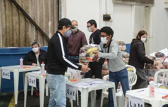 São Bernardo retoma repasses de cestas de alimentos a setores impactados pela Covid-19