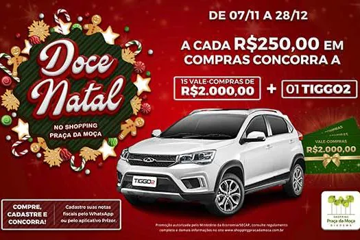 Um mundo doce toma conta do Shopping Praça da Moça neste Natal