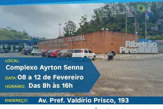 IMPORTANTE: Vacinação da Câmara Municipal passa a ser Drive Thru no Ayrton Senna