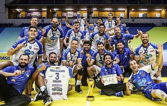 TROFÉU SUPER VÔLEI BANCO DO BRASIL: EMS Taubaté Funvic vence Sada Cruzeiro e é campeão