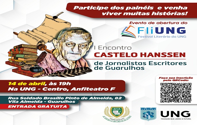 Encontro de jornalistas escritores homenageia Castelo Hanssen