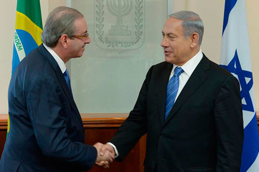 Comitiva de Eduardo Cunha vai a Israel e tem reunião com o primeiro ministro,Netanyahu