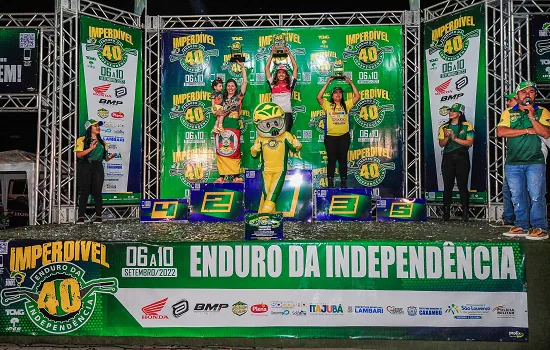 Bárbara Neves é pentacampeã do Enduro da Independência