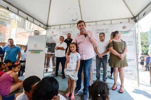 No Jardim Jussara, prefeito Orlando Morando entrega 25ª praça-parque de São Bernardo