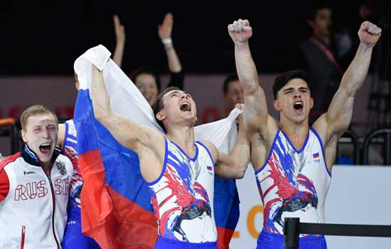 Equipe russa é ouro na disputa masculina no Mundial de Ginástica após 28 anos