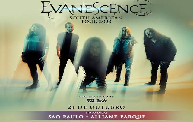 Evanescence transfere show de São Paulo para o Allianz Parque